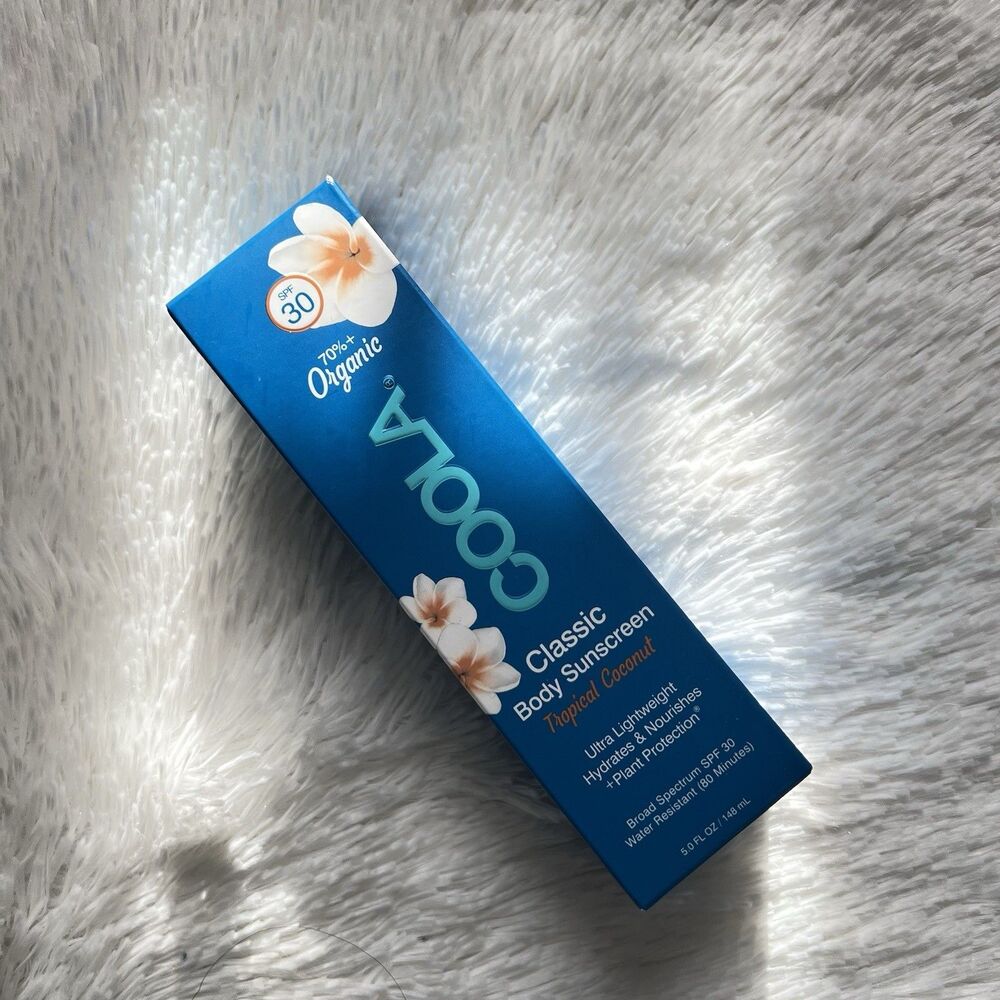 COOLA Organic Classic Body Sunscreen SPF 30 - Tropical Coconut - 5oz NIB